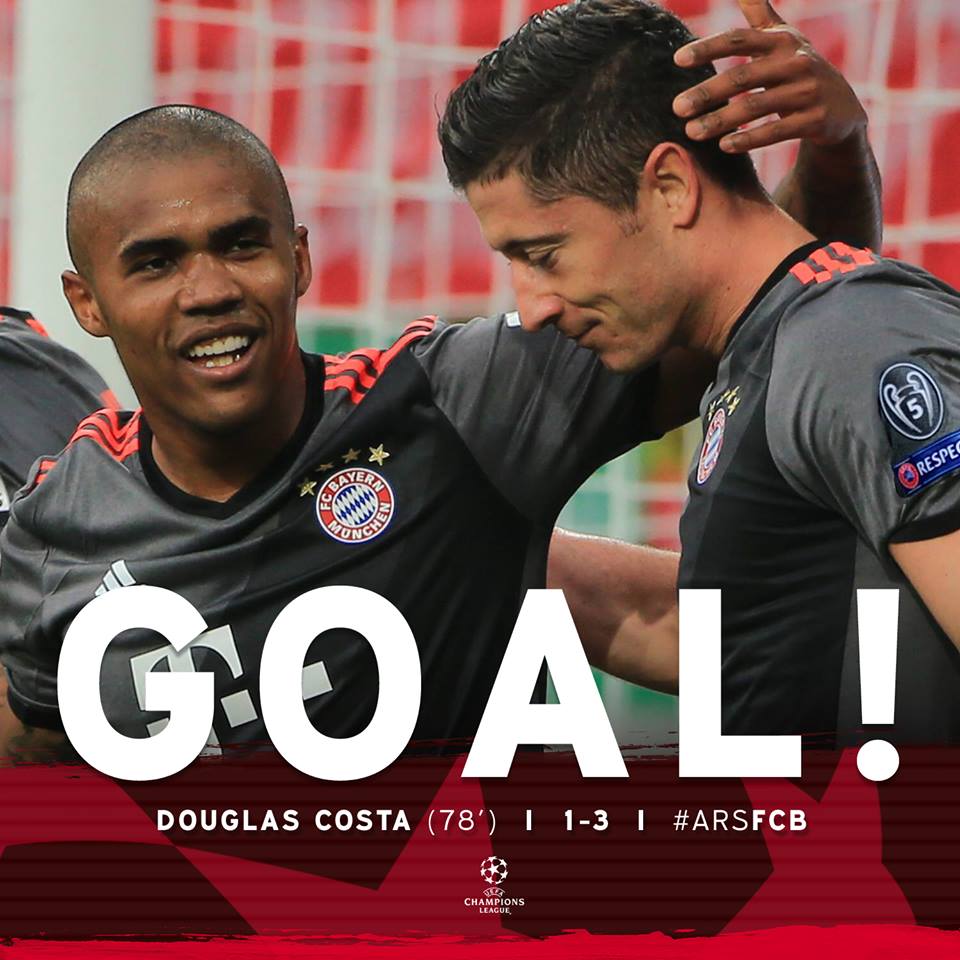 CL・ラウンド16 2nd leg アーセナルFC vs バイエルン・ミュンヘン