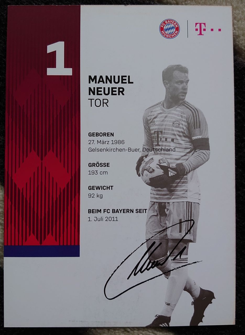 オートグラフカードが届いた！PART18-バイエルン・ミュンヘン