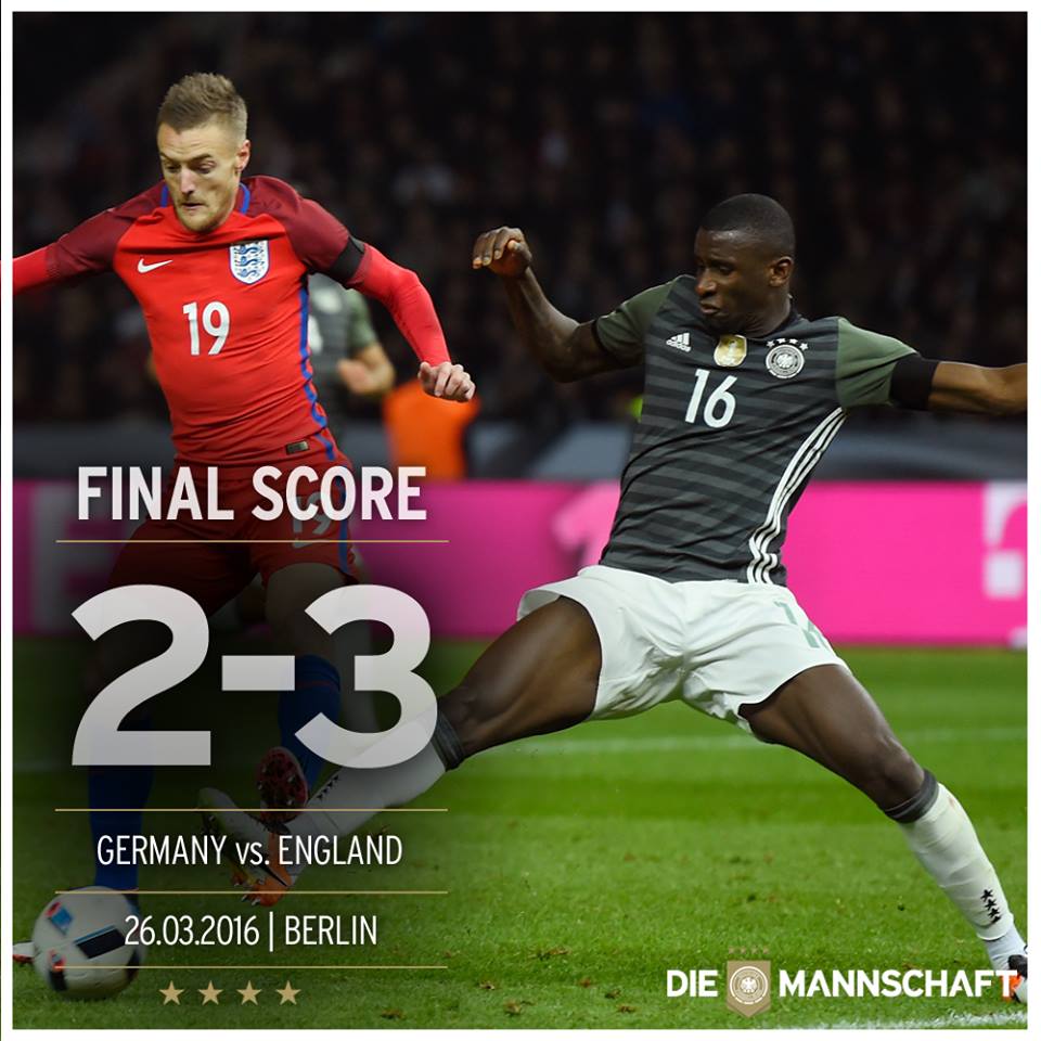 国際親善試合 ドイツ代表 Vs イングランド代表 16 3 26 45ko ゴールポストはおともだち