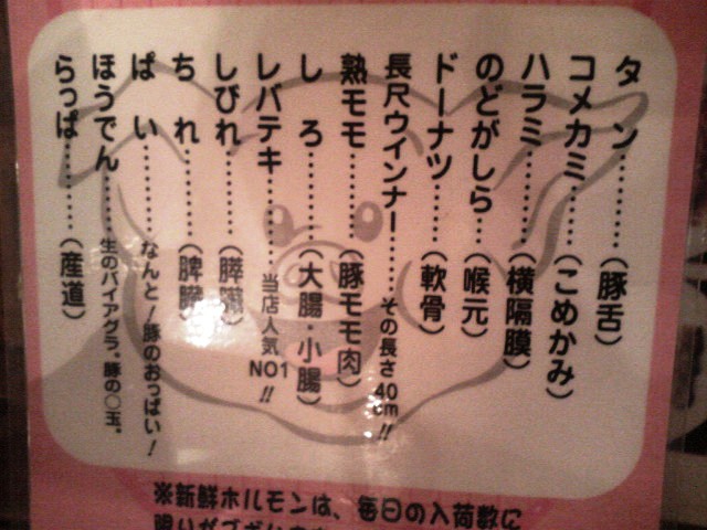 美味しい焼肉に大満足 都立家政 じゅうじゅうぼうぼう アル中ハイマー日記