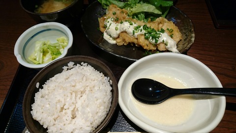 鳥元  タルタル定食