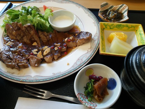 森鴎外居住の跡  京料理 沙羅の木