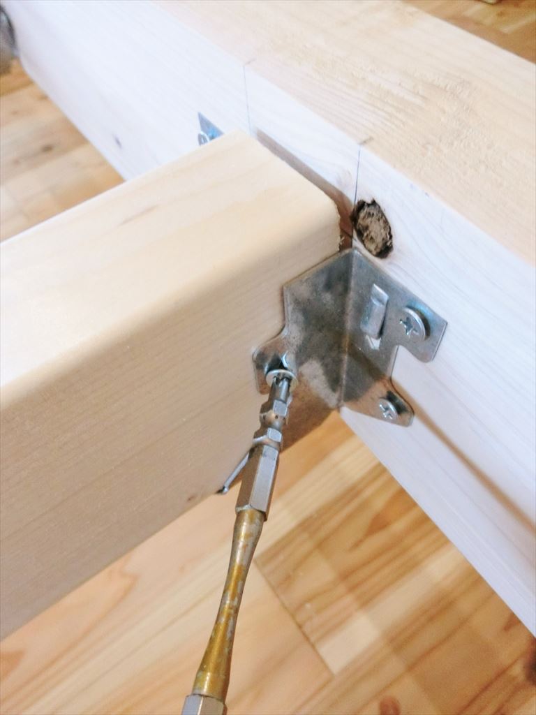 古民家リノベ26 キングサイズのsimpleすのこベッドをつくる Nicoworks にこわーくす は福山市でcａｆｅ 雑貨 尾道 北欧が好きなインテリアコーディネーターがナチュラルでシンプルな家具 小物をハンドメイドしている木工房です