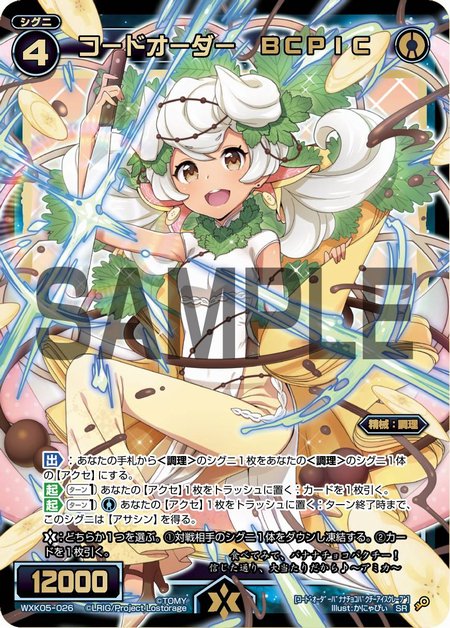 コードオーダー BCPIC
