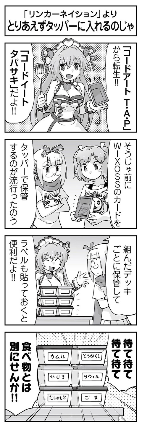 とりあえずタッパーに入れるのじゃ