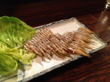 ワカサギの筏焼き