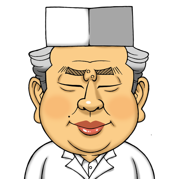 料理人の似顔絵