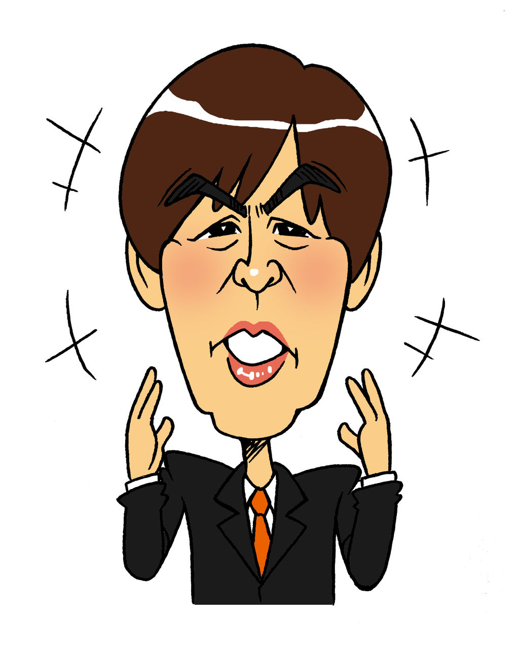ジャパネットたかた 高田明さんの似顔絵を描いてみた 新型コロナで崖っぷちになった岩手の似顔絵師の奮闘日記 ジャパネットたかた 高田明さんの似顔絵を描いてみた 新型コロナで崖っぷちになった岩手の似顔絵師の奮闘日記