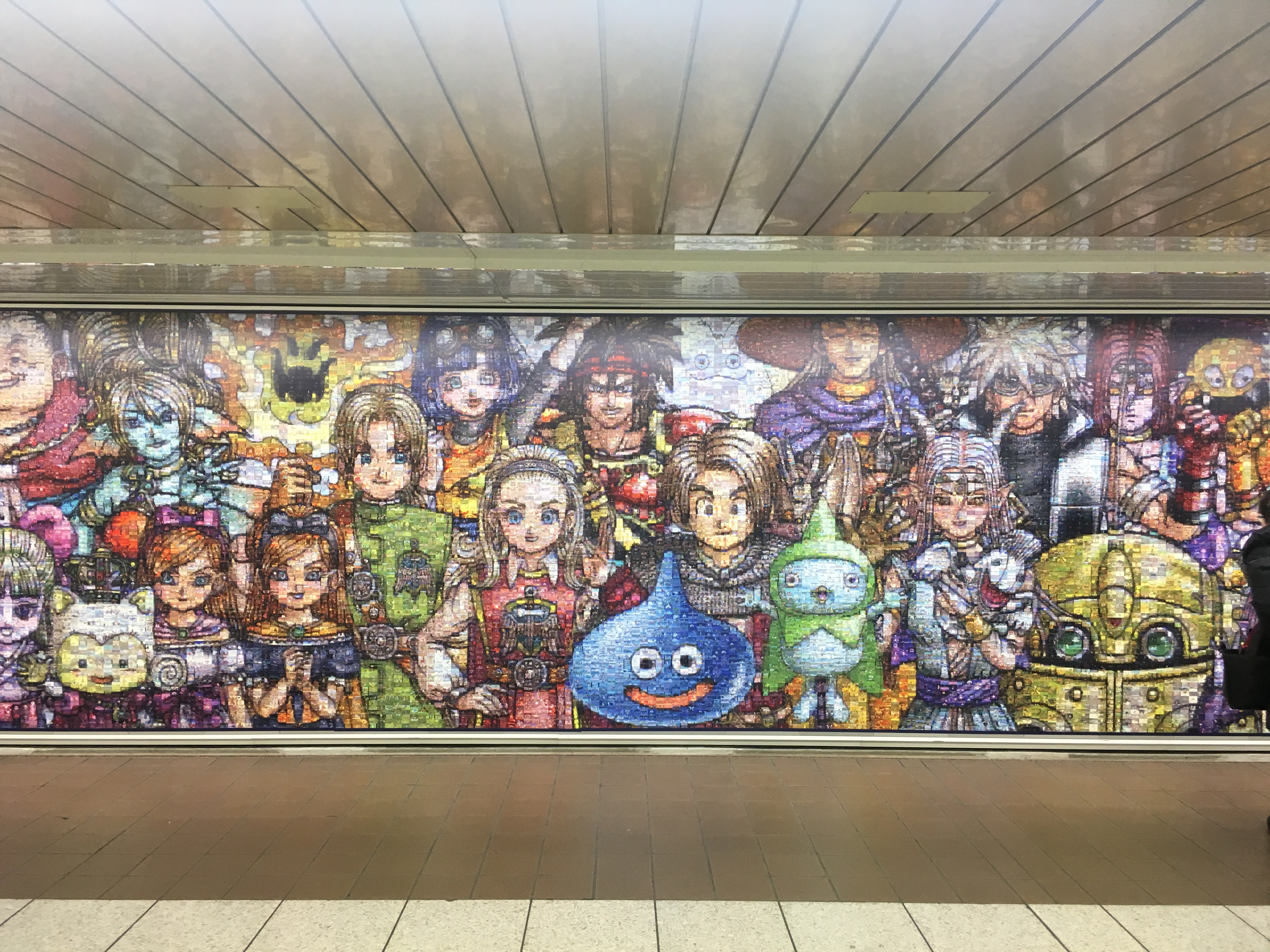 新宿のドラクエ10モザイクアート ドラクエ10攻略ブログ 大魔王からは 新宿のドラクエ10モザイクアート ドラクエ10攻略ブログ 大魔王からは