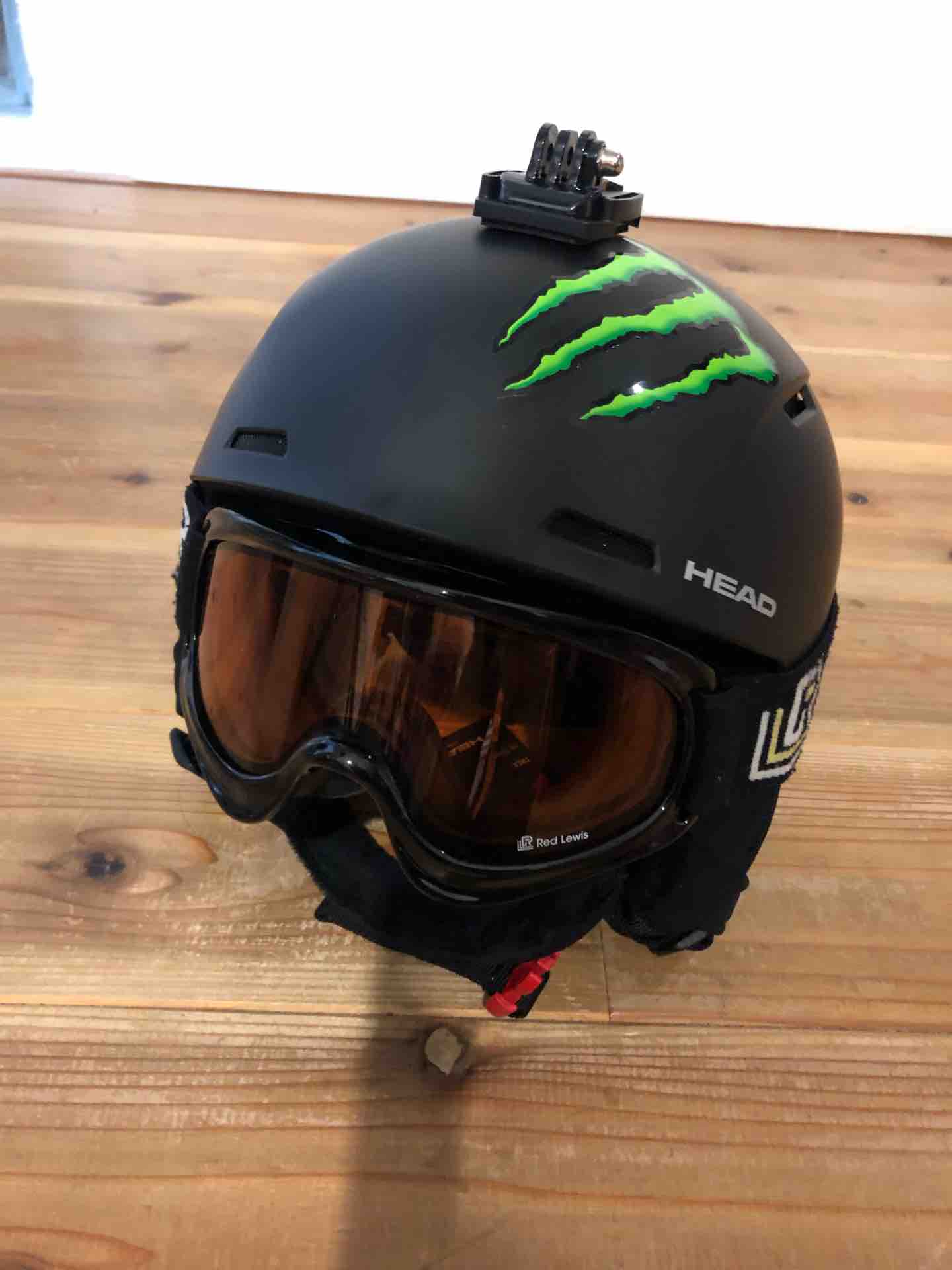 Monster Energy & Sandbox ヘルメット ステッカーカスタム モンスター