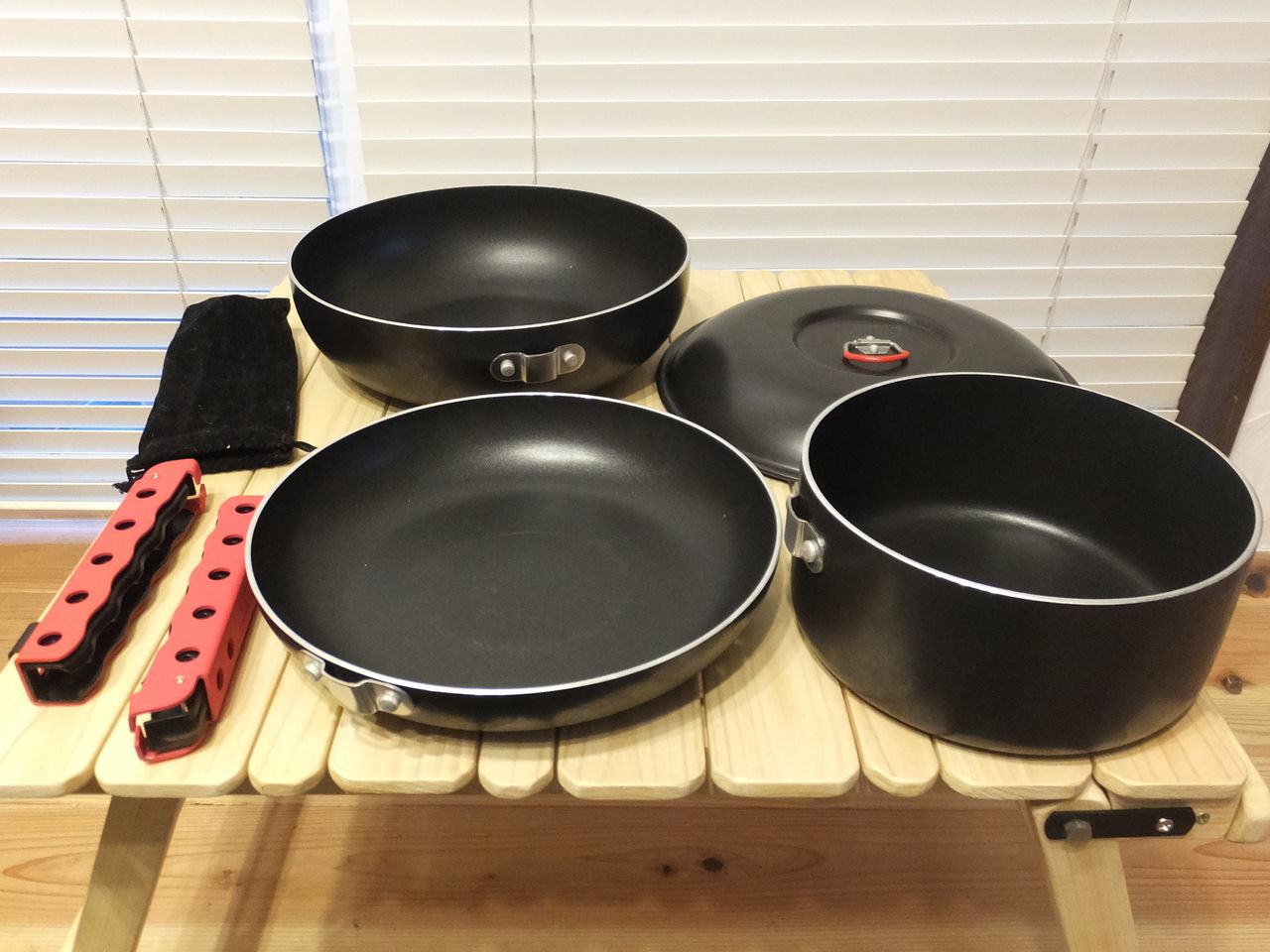 コールマンアルミクッカーセットと 元インドア家族の とりあえず外でてみよっか