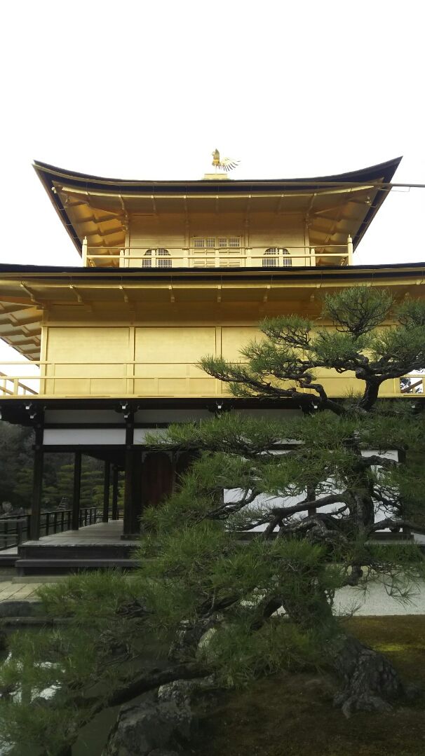パワースポットを巡る 鹿苑寺 ろくおんじ 通称金閣寺 その２ ２０１８年１月２０日 日本漫遊記