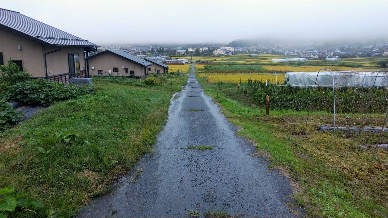 9月の雨 クラインガルテン新野高原のブログ 9月の雨 クラインガルテン新野高原のブログ