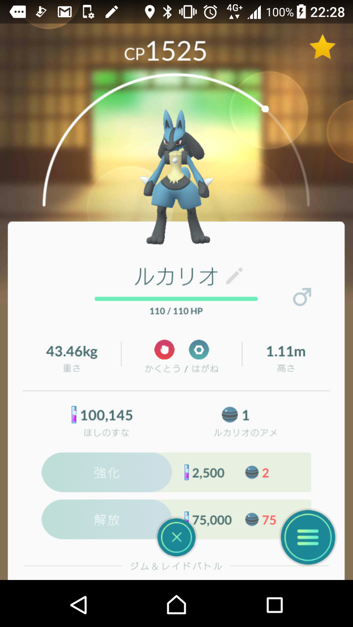 進化 ルカリオ だらだら書くよpokemon Go日記