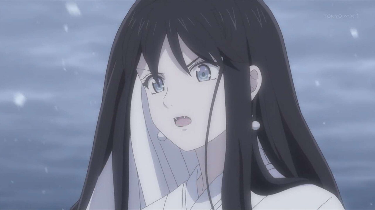 虚構推理 Season2 第14話 感想まとめ 雪山で殺されかけて雪女に救われた 第2期 にじあに