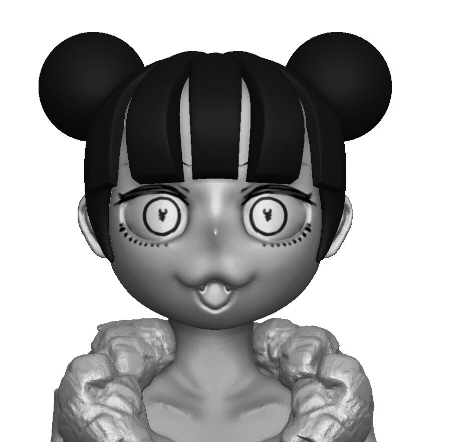 【みいちゃんと山田さん】リハビリがてらムウちゃんの3Dモデル作った!|にじげん!デイリー