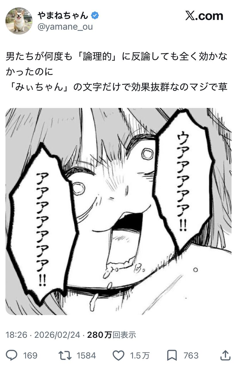 【みいちゃんと山田さん】チー牛の対義語としての豚丼は全く流行らなかったのに「みいちゃん」はめちゃくちゃ流行ってるのは何なんだろう|にじげん!デイリー