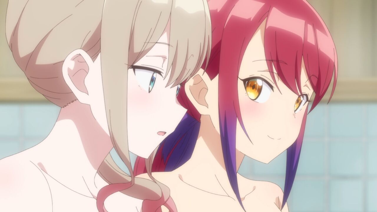 【ばっどがーる】背中流したり一緒にお風呂入ったり仲良いなこの2人…|にじげん!デイリー