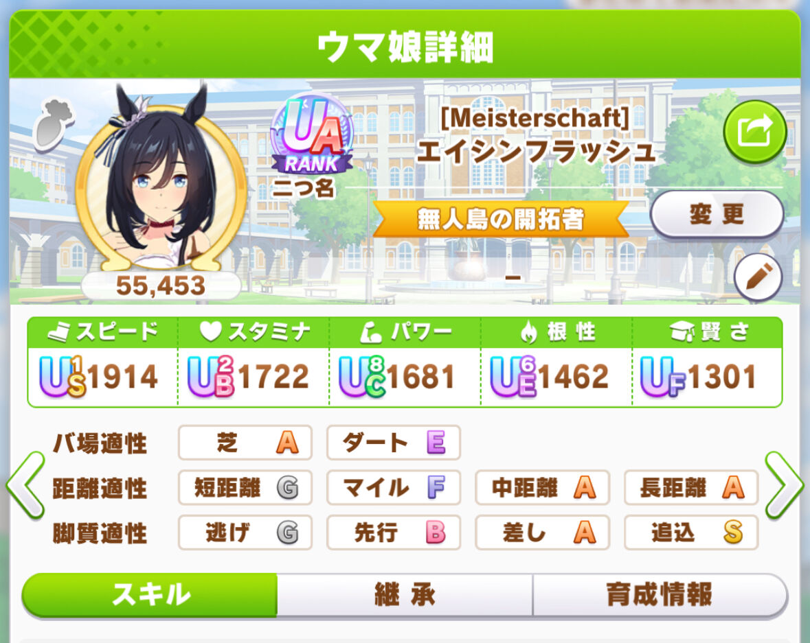 【ウマ娘】レジェンドシナリオでUC9までしか作れなかったヘタクソなのに無人島でいきなりUAできてびっくりした|にじげん!デイリー