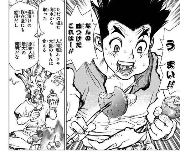 【Dr.STONE】塩化ナトリウムうますぎ|にじげん!デイリー