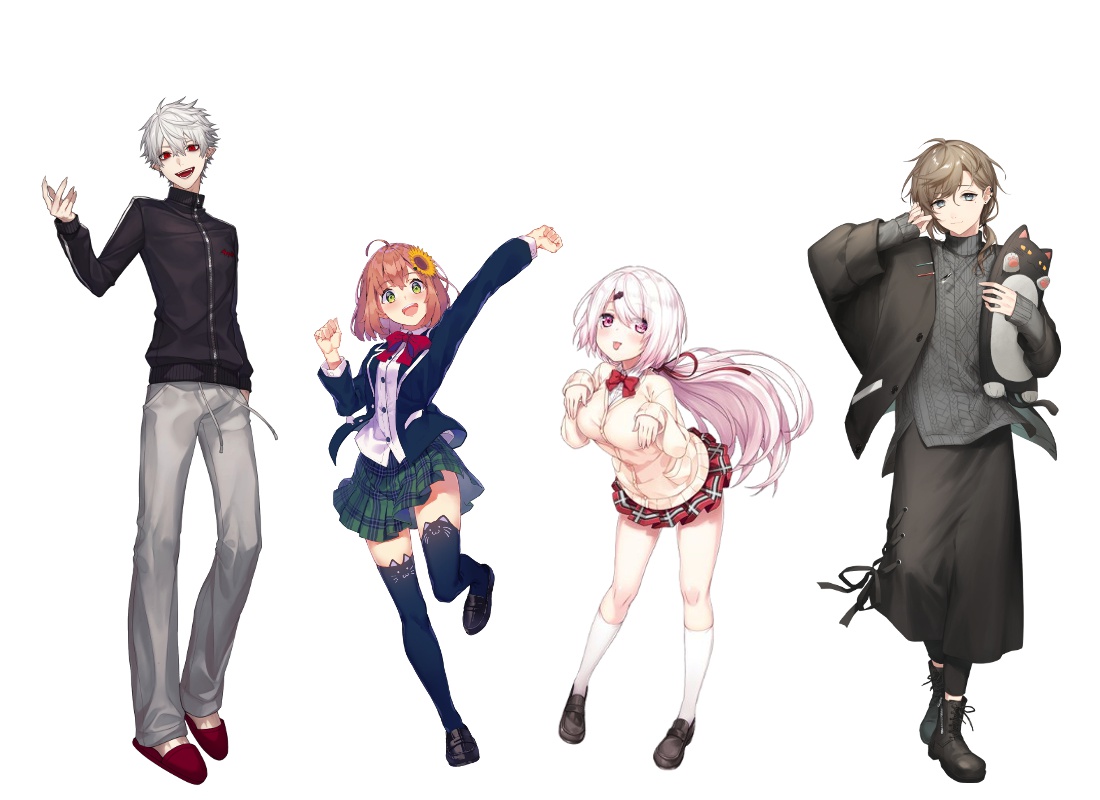 比較 キービジュアル一覧 にじさんじ みじかめっ にじホロまとめ