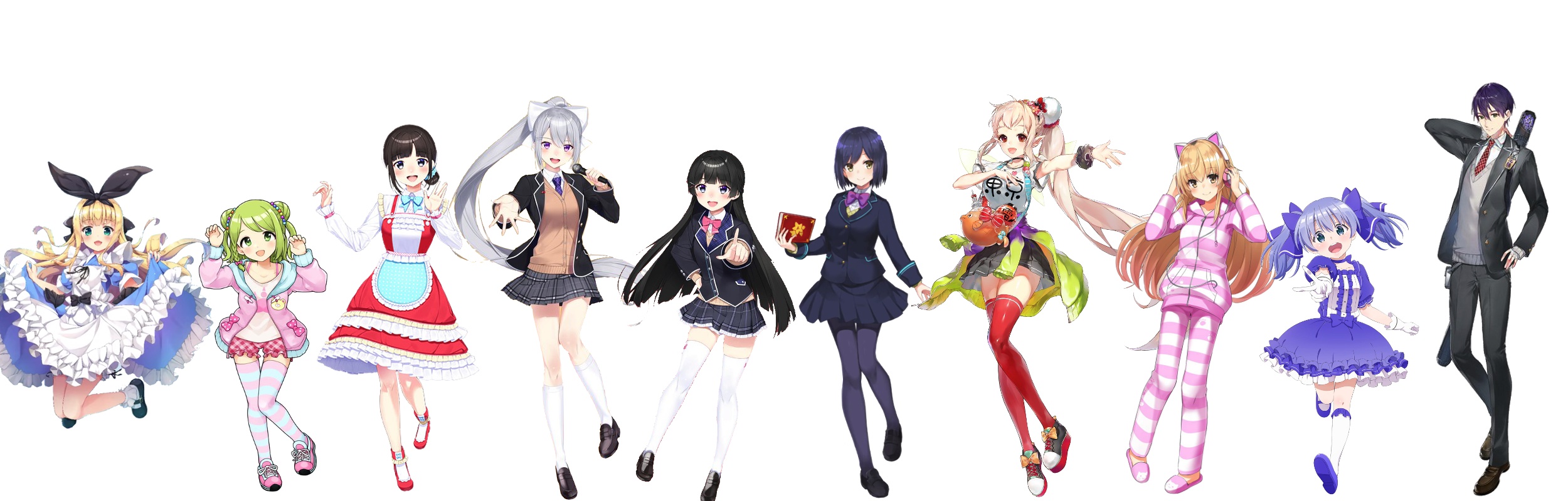 比較 キービジュアル一覧 にじさんじ みじかめっ にじホロまとめ 比較 キービジュアル一覧 にじさんじ みじかめっ にじホロまとめ