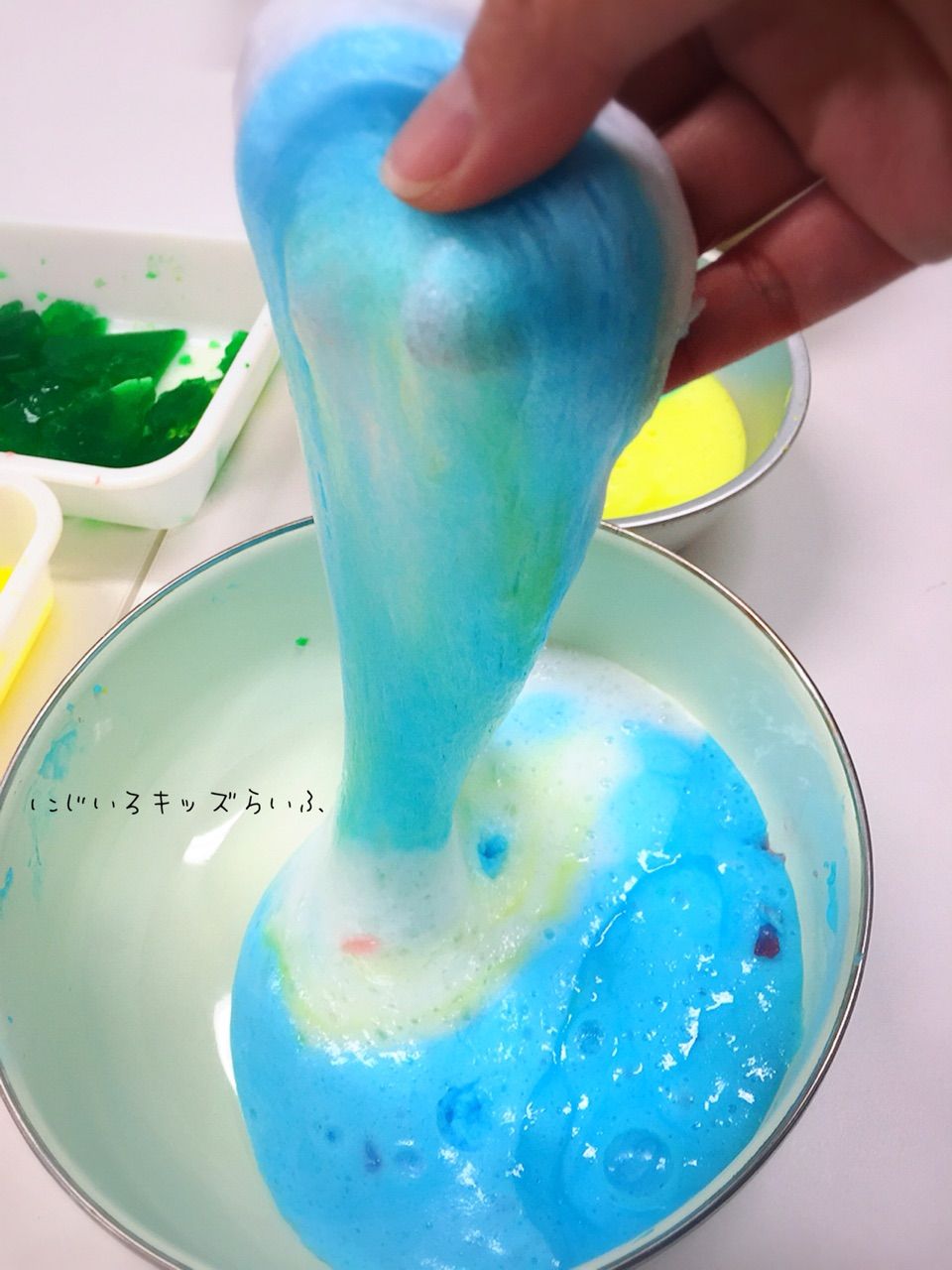 感覚遊び マシュマロスライム ご紹介 にじいろぶろぐ 感覚遊び マシュマロスライム ご紹介 にじいろぶろぐ