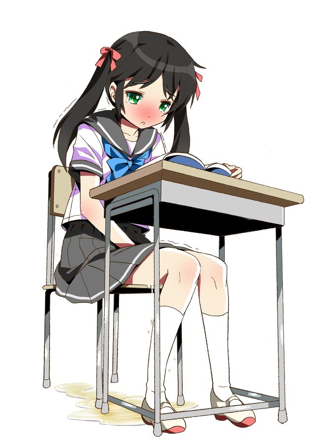 二次 おしっこフェチのためのお漏らし 失禁してる美少女のエロ画像 にじらぼ