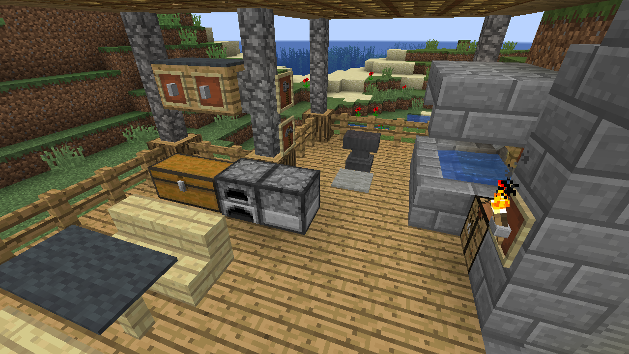 No 004 簡易作業場 マインクラフト 街をつくり続ける No 004 簡易作業場 マインクラフト 街をつくり続ける