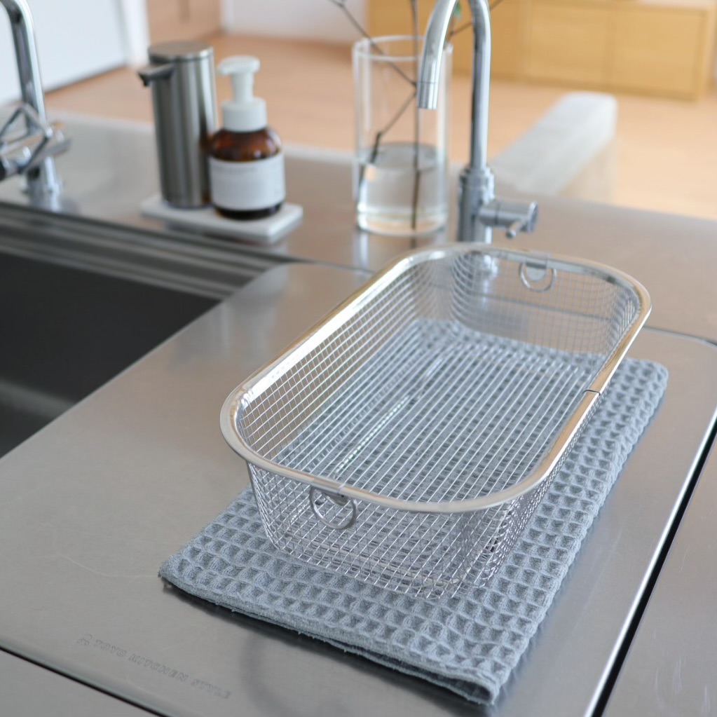 食器カゴ（下） オープンキッチンだけど水切りカゴを購入 | ウチ、リノベーションしま