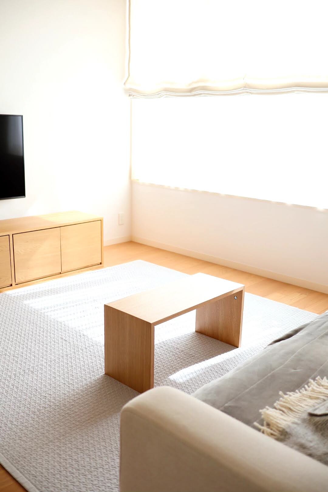 無印良品 コの字の家具 オーク 幅70cm×奥行30×高さ