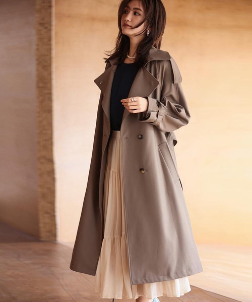 オーバーサイズトレンチコート