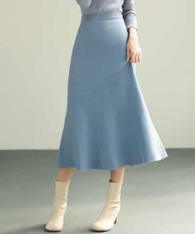 ニットマーメイドスカート