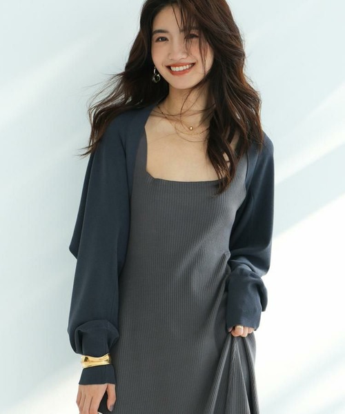 ドルマンスリーブボレロカーディガン