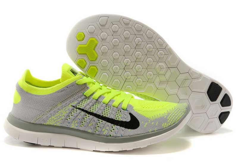 ナイキ Nike Free Flyknit 4 0 Litht Gy Fluorescence Greenランニングシューズ Nike スニーカー フリー 4 0 フライニット 蛍光グリーン グレー 401 エース 17 ピュア コントロール Fg エックス タンゴ 17 3 Tf ナイキ ハイパーヴェノム X フィナーレ Ii Tf