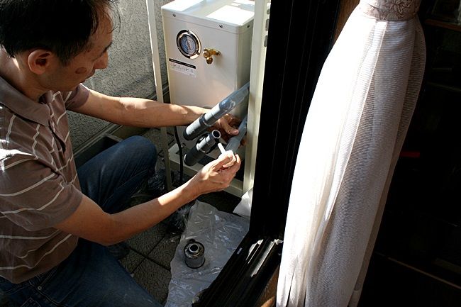続編 大型水槽のセッティング クーラーの配管について くまぱぱのブログ