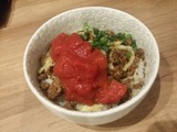 牛そぼろチーズ丼