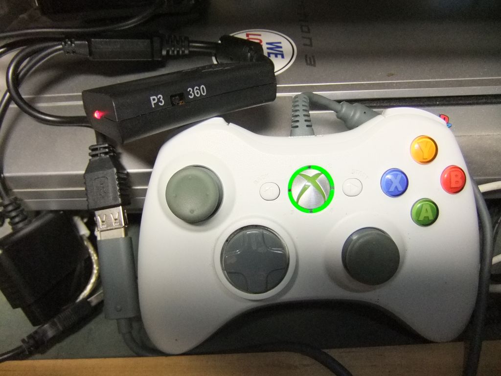 Game Ps3 Xbox360コントローラーをps3で使用する Ps2のデュアルショックコントローラーがxbox360 で使用可能になるコンバーター スイッチ有り版 バルク品 Xbox360 Nikko S Blog