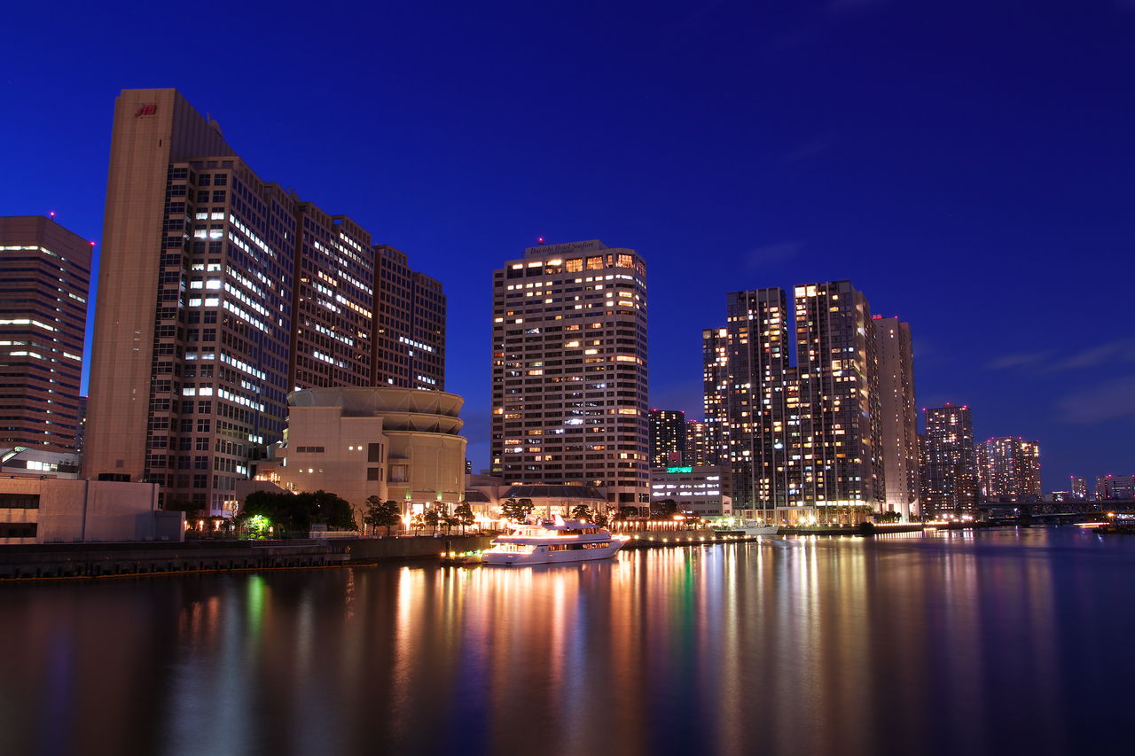 天王洲アイルの夜景 一期一写