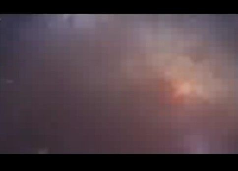 50000本のロケット花火を一気に発射