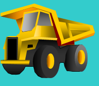 イラストのダウンロード はたらく車
