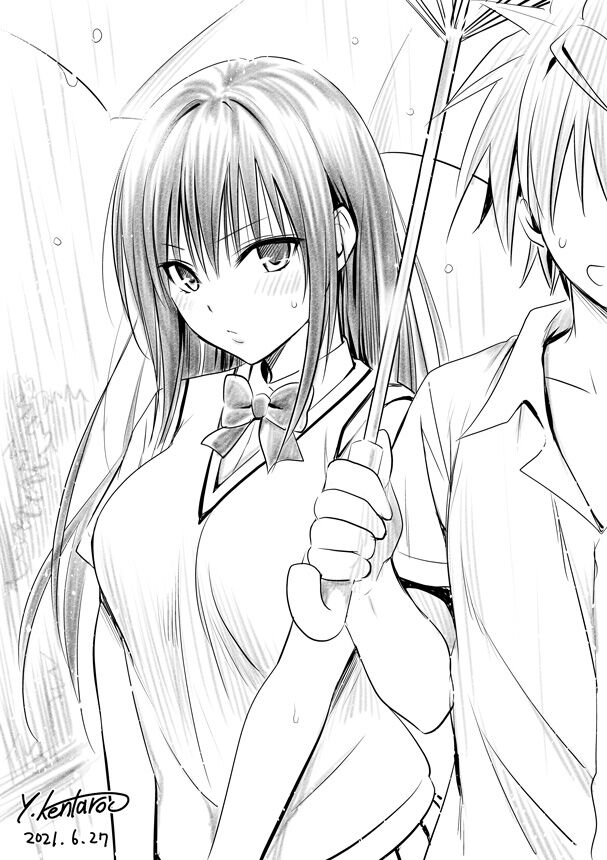 漫画 To Loveる 作者 矢吹健太朗 古手川唯のイラスト公開で反響 恥じらう姿に ハレンチだわ 最高です アアアアニメ速報 漫画 To Loveる 作者 矢吹健太朗 古手川唯のイラスト公開で反響 恥じらう姿に ハレンチだわ 最高です アアアアニメ速報