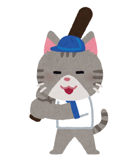 baseball_animal_neko