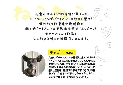 今日から 秋の兵金山祭り ねこねこホッピー展 やってます Nimの工房日記