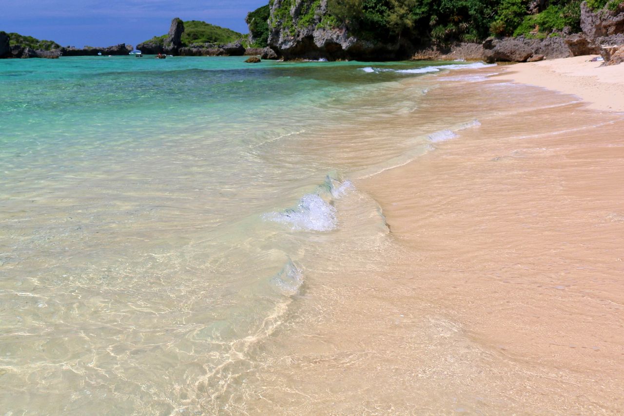 あまりお勧めしたくないが お気に入りのビーチが真栄田岬となりにあります その 沖縄 移住 悠々自適