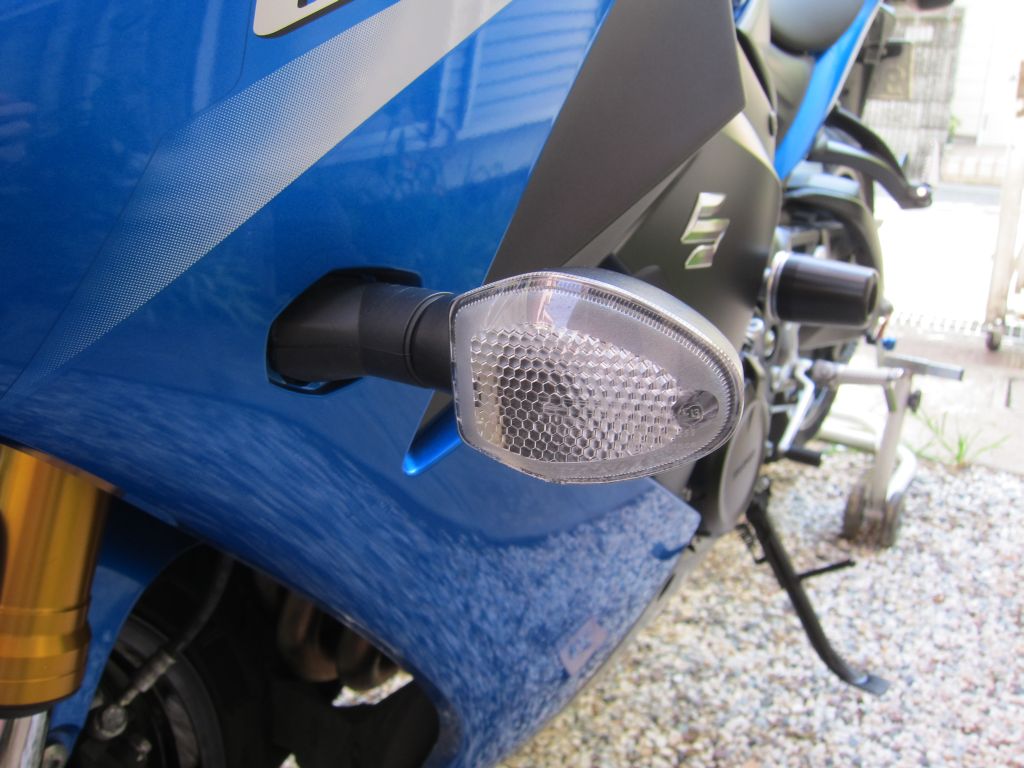 GSX-S1000Fフロントウインカー交換 : ニンさんのガレージ