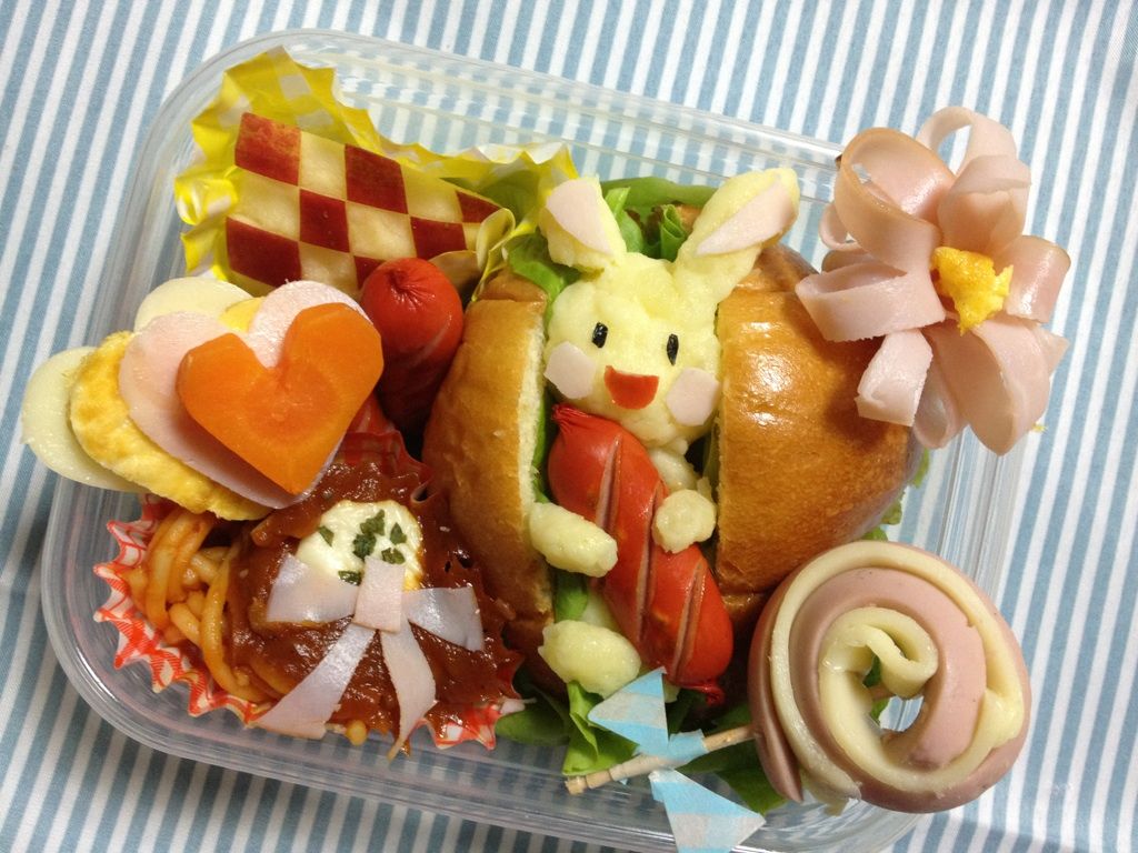 ウサちゃんペロペロキャンディー弁当 イチナとニナのキラキラお弁当 ウサちゃんペロペロキャンディー弁当 イチナとニナのキラキラお弁当