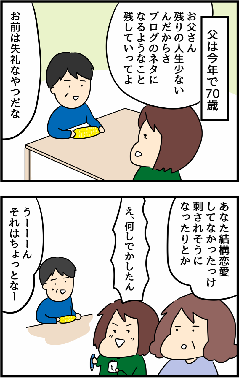 父 ブログを始めました 人間まおと愉快な仲間たち Powered By ライブドアブログ 父 ブログを始めました 人間まおと愉快な仲間たち Powered By ライブドアブログ