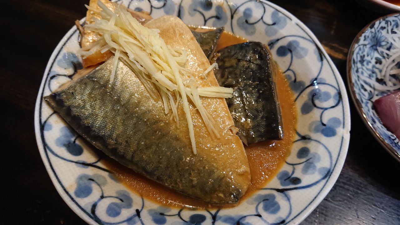 川治でランチ とろさば味噌と小めじ刺し 18年11月29日 サラリーマンのランチ 川治でランチ とろさば味噌と小めじ刺し 18年11月29日 サラリーマンのランチ