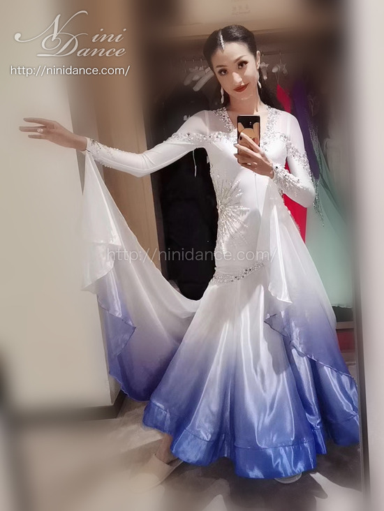 社交ダンススタンダードドレス ジャンティ